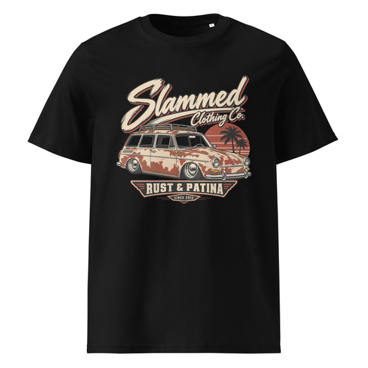 Rust & Patina Series Frontside Type3 Organic Cotton T-Shirt – T-shirt by Slammed Clothing Co. – view 1